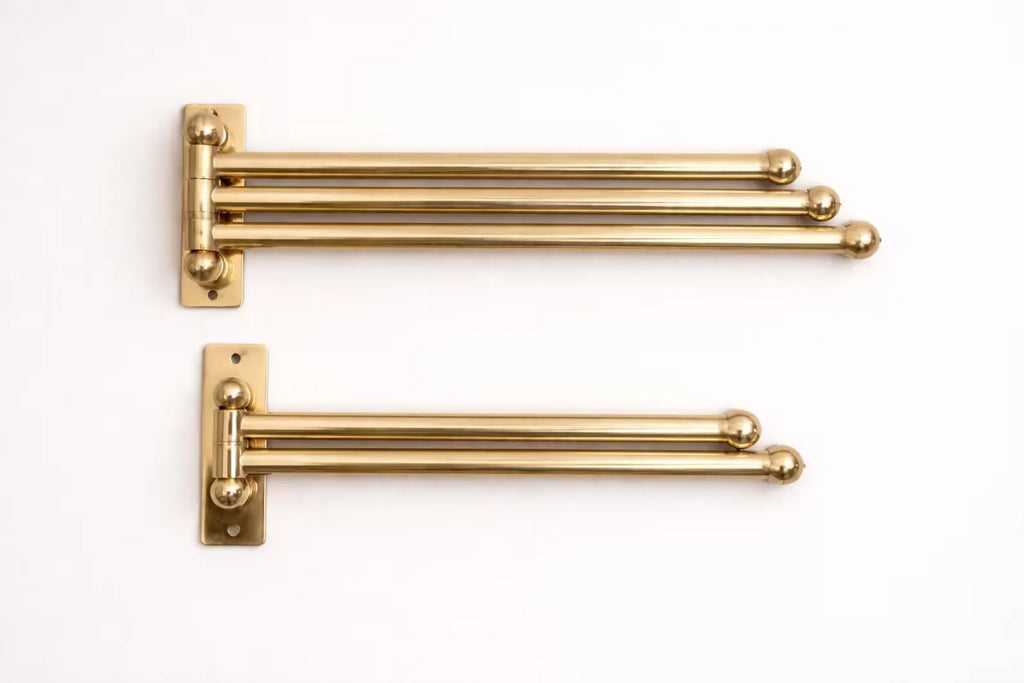 Unlacquered Bathroom Hardware Hooks Rack