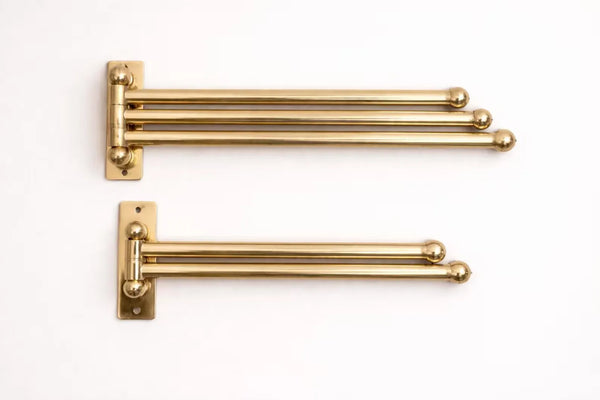 Unlacquered Bathroom Hardware Hooks Rack