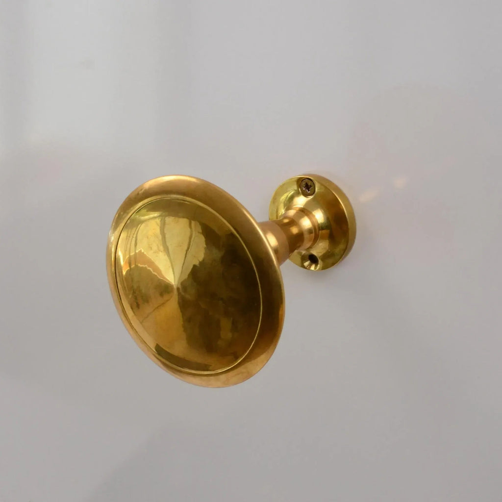 Unlacquered Brass Curtain Hardware, Side Curtain Holder 3