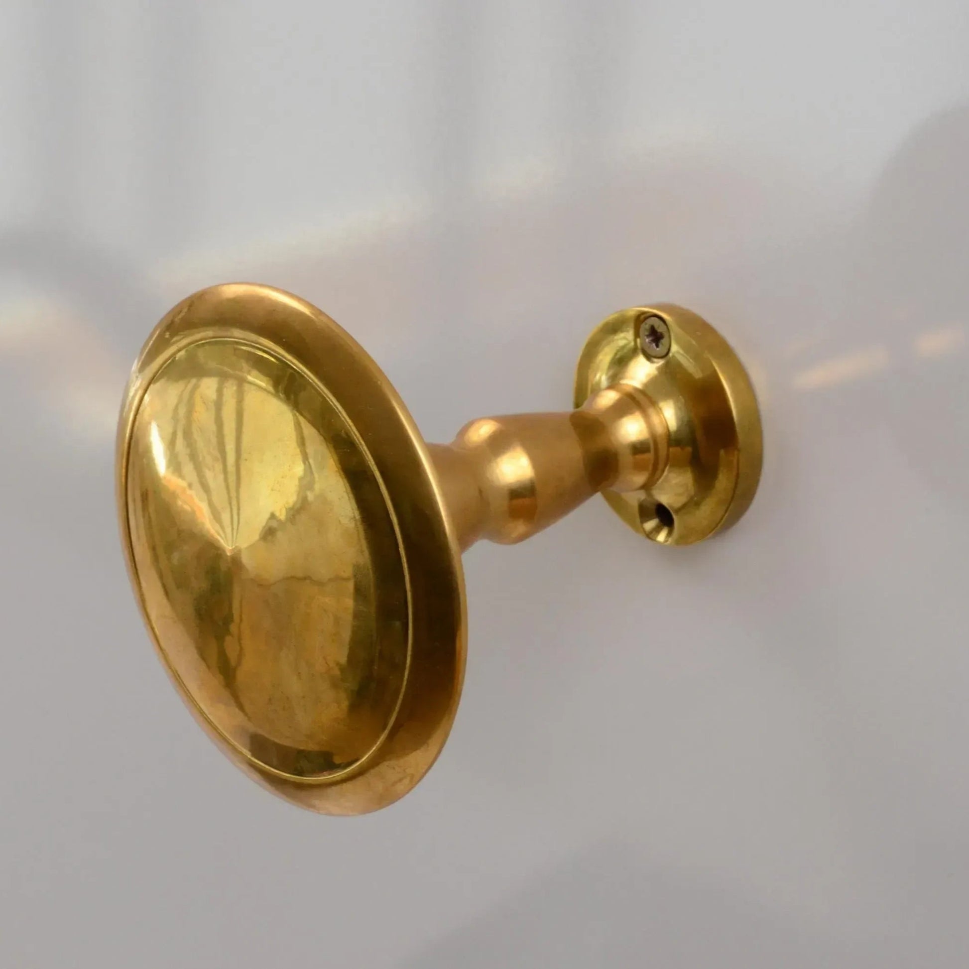 Unlacquered Brass Curtain Hardware atlas finest