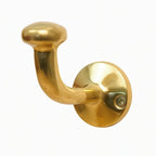 Classic Unlacquered Brass Hooks - AtlasFinest