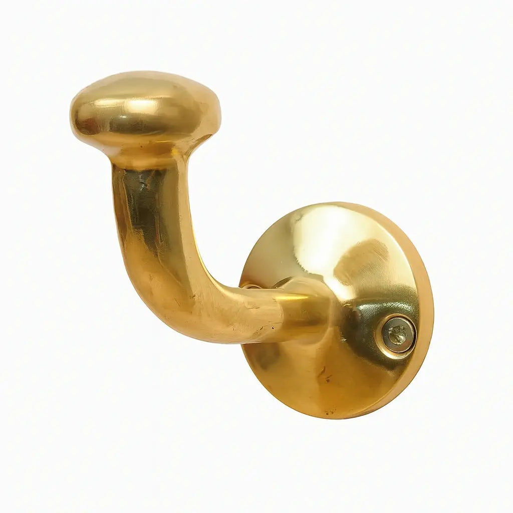 Classic Unlacquered Brass Hooks - AtlasFinest