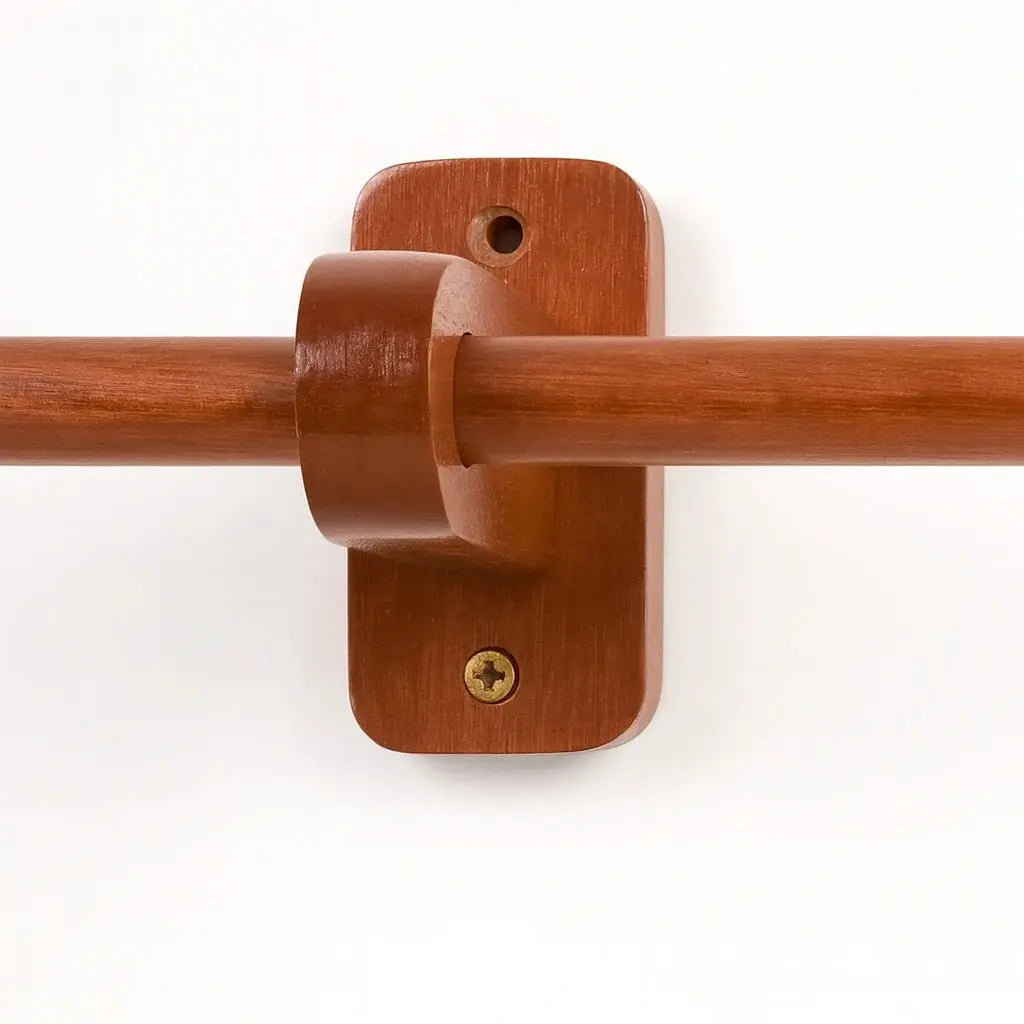 Handcrafted Wooden Curtain Rod - AtlasFinest