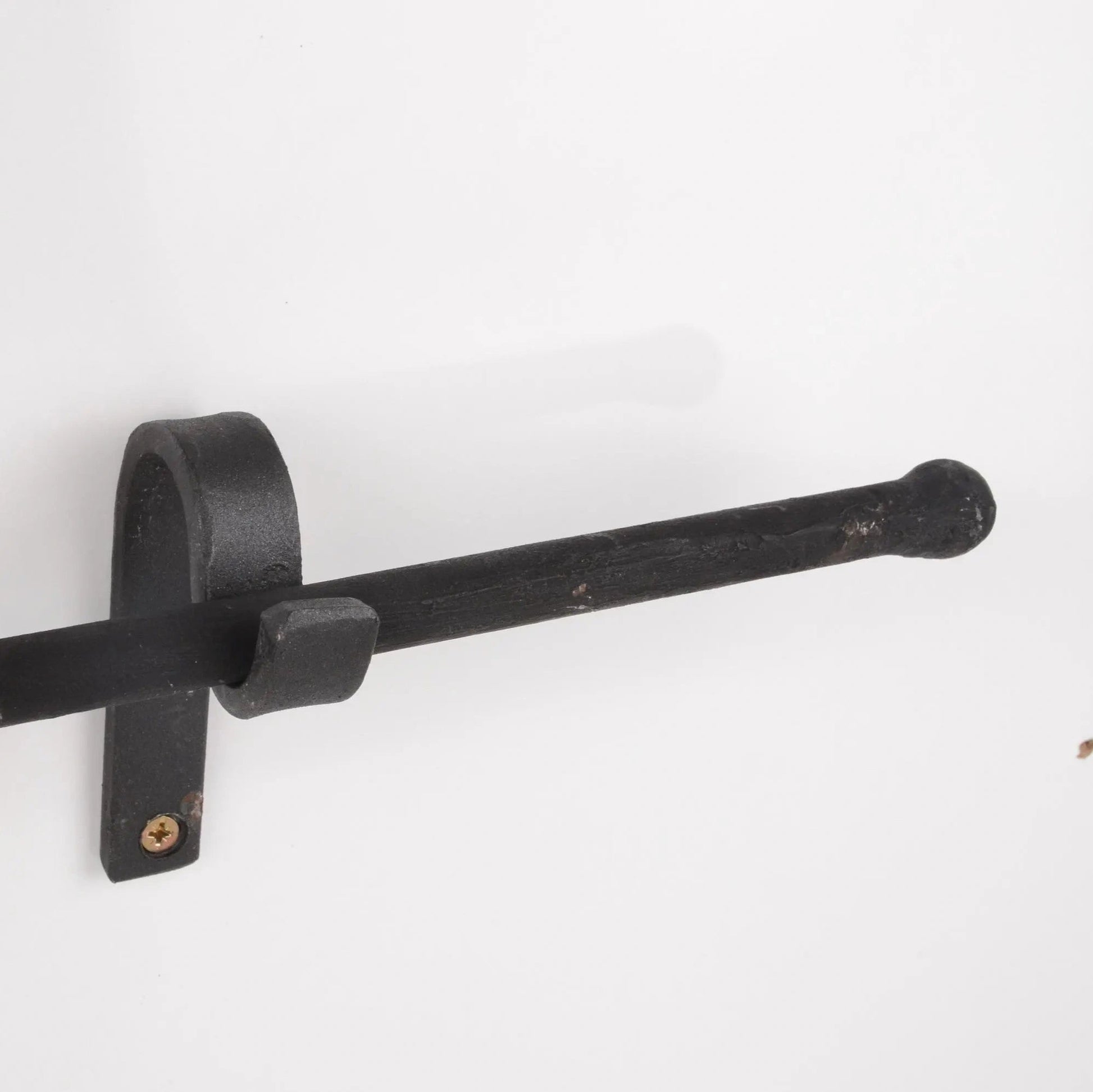 Iron curtain rods,Black wrought iron Curtain rods and Brackets . DDP Express Shipping