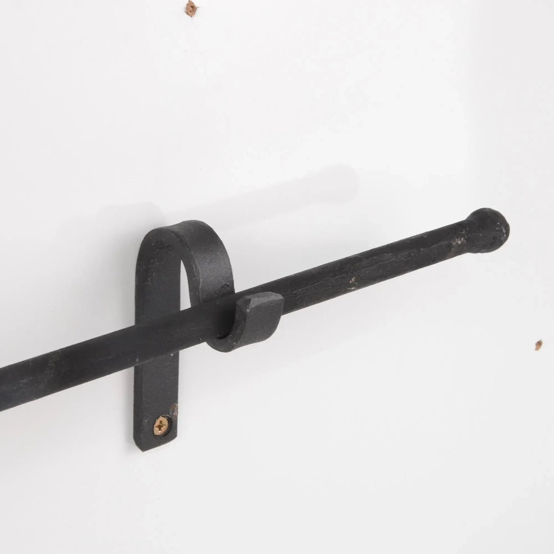 Iron curtain rods,Black wrought iron Curtain rods and Brackets . DDP Express Shipping