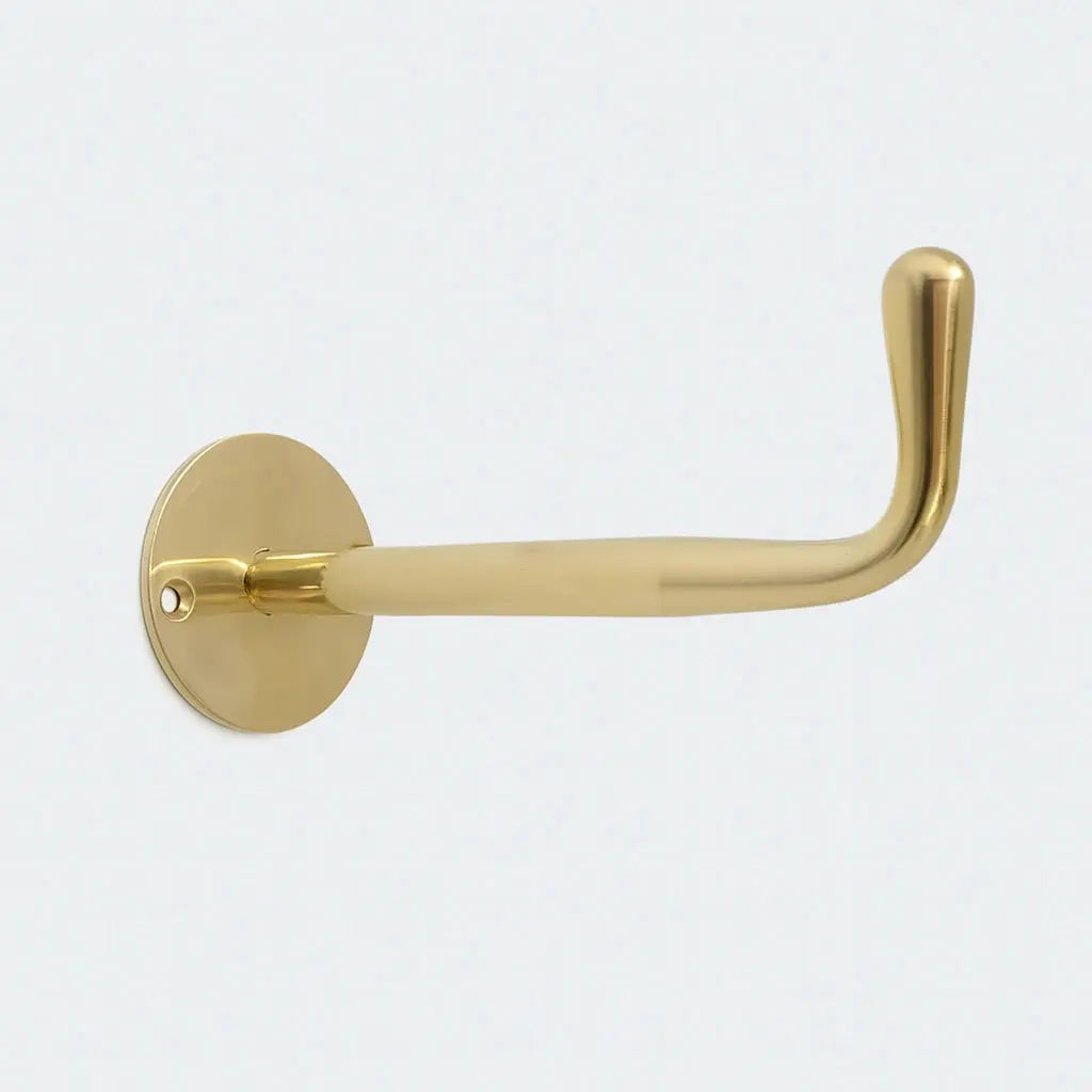 Atlas Finest's Long Unlacquered Brass Hooks - AtlasFinest
