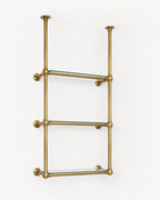Solid Brass Shelving With Ball Joints, 30" x 50" x 10"