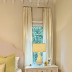 Unlacquered Brass Cafe Curtain Rod With Solid Brass Rings - AtlasFinest