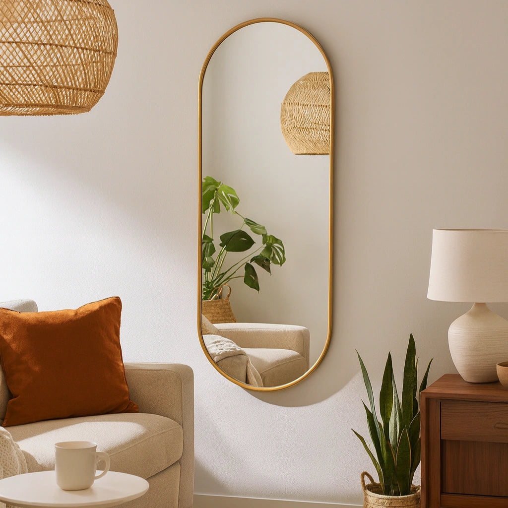 Brass Full Length Mirror, Long Mirror For Wallatlas finest 