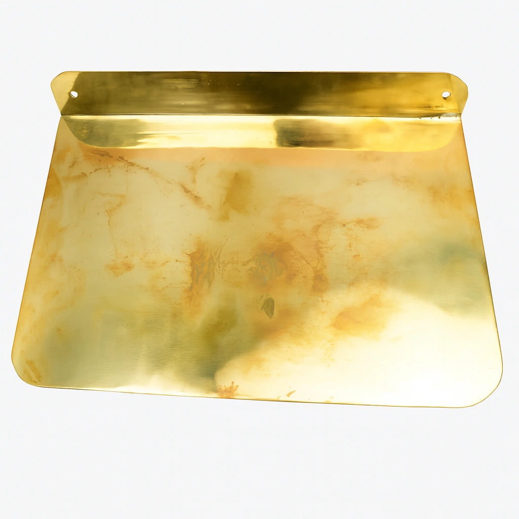 Brass Shelving, Unlacquered Brass Floating Wall Shelf