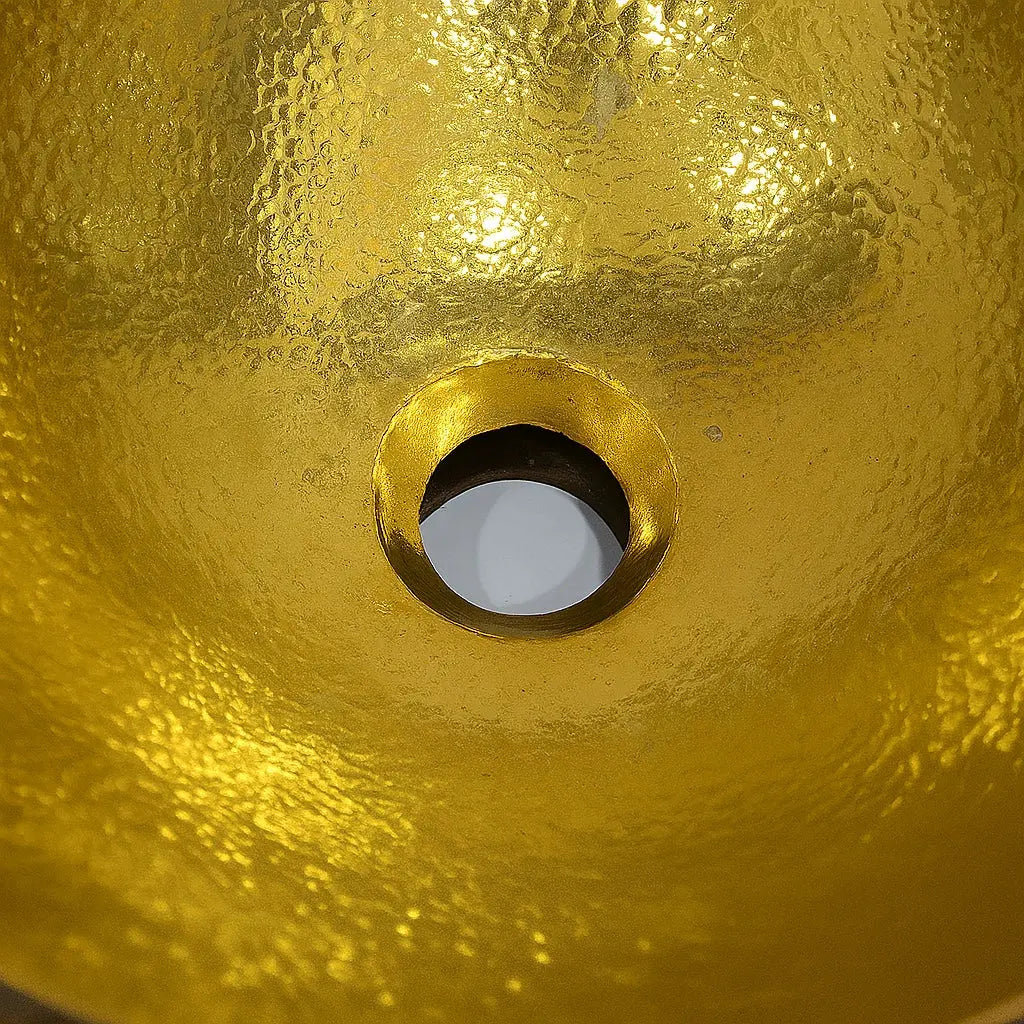 Hammered Round Brass Sink - AtlasFinest