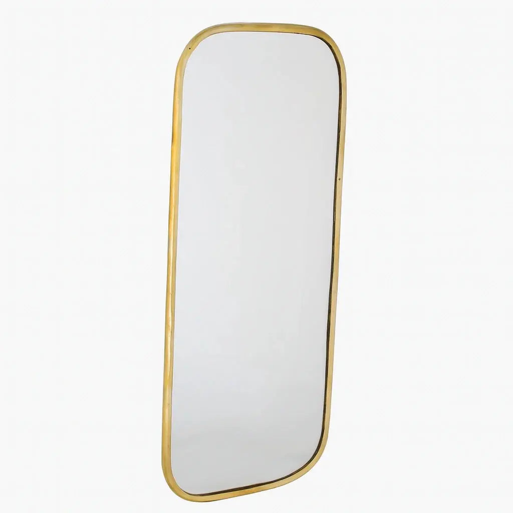 Full Length Mirror, Handcrafted Hanging Brass Large Wall Mirror - AtlasFinest