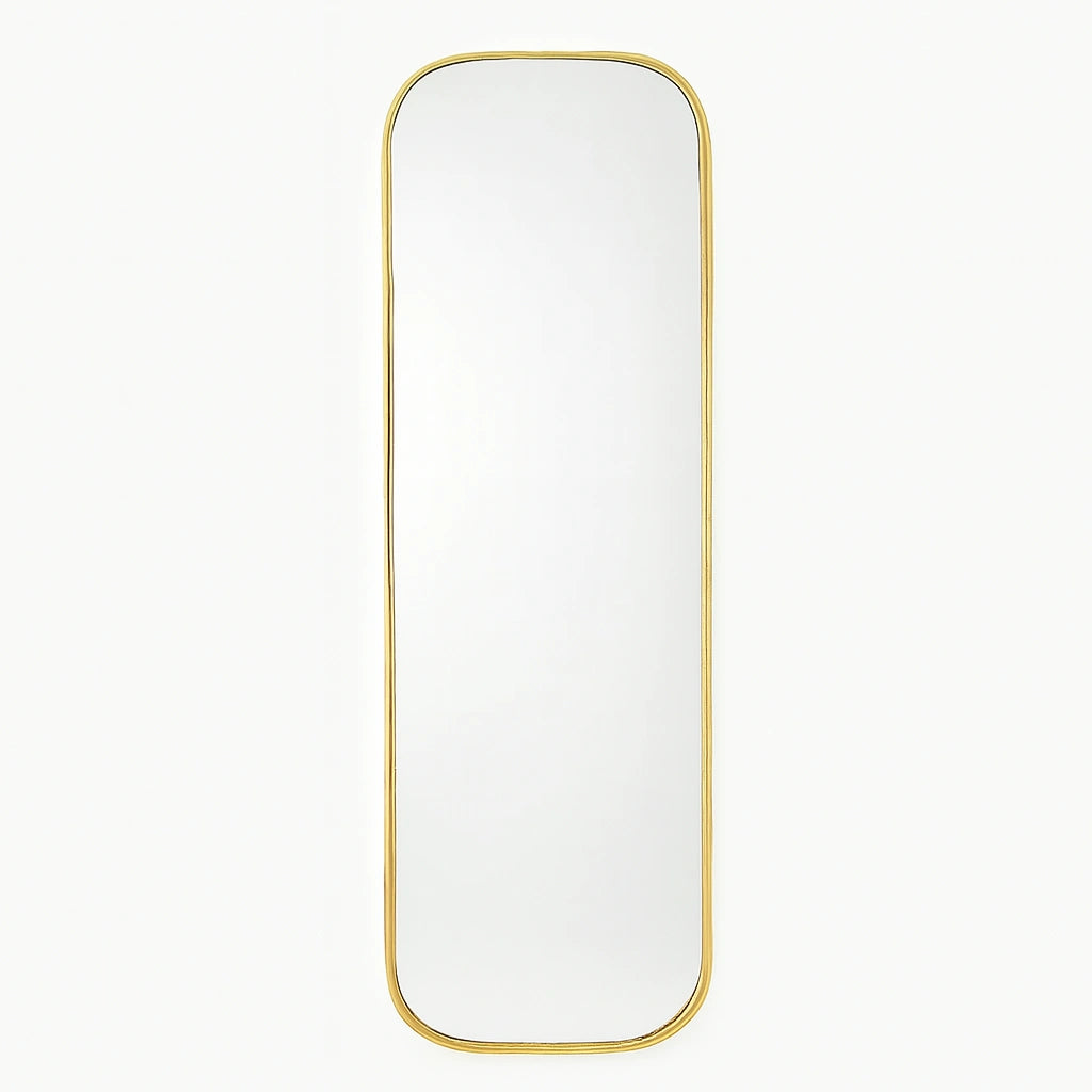 Full Length Mirror, Handcrafted Hanging Brass Large Wall Mirror