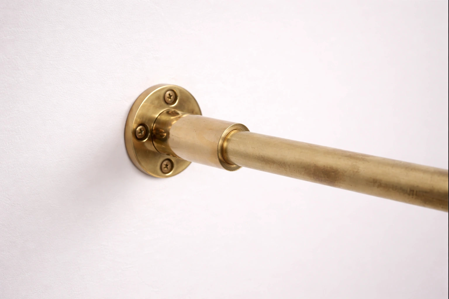 Solid Brass Inside Mount Cafe Curtain Rod 