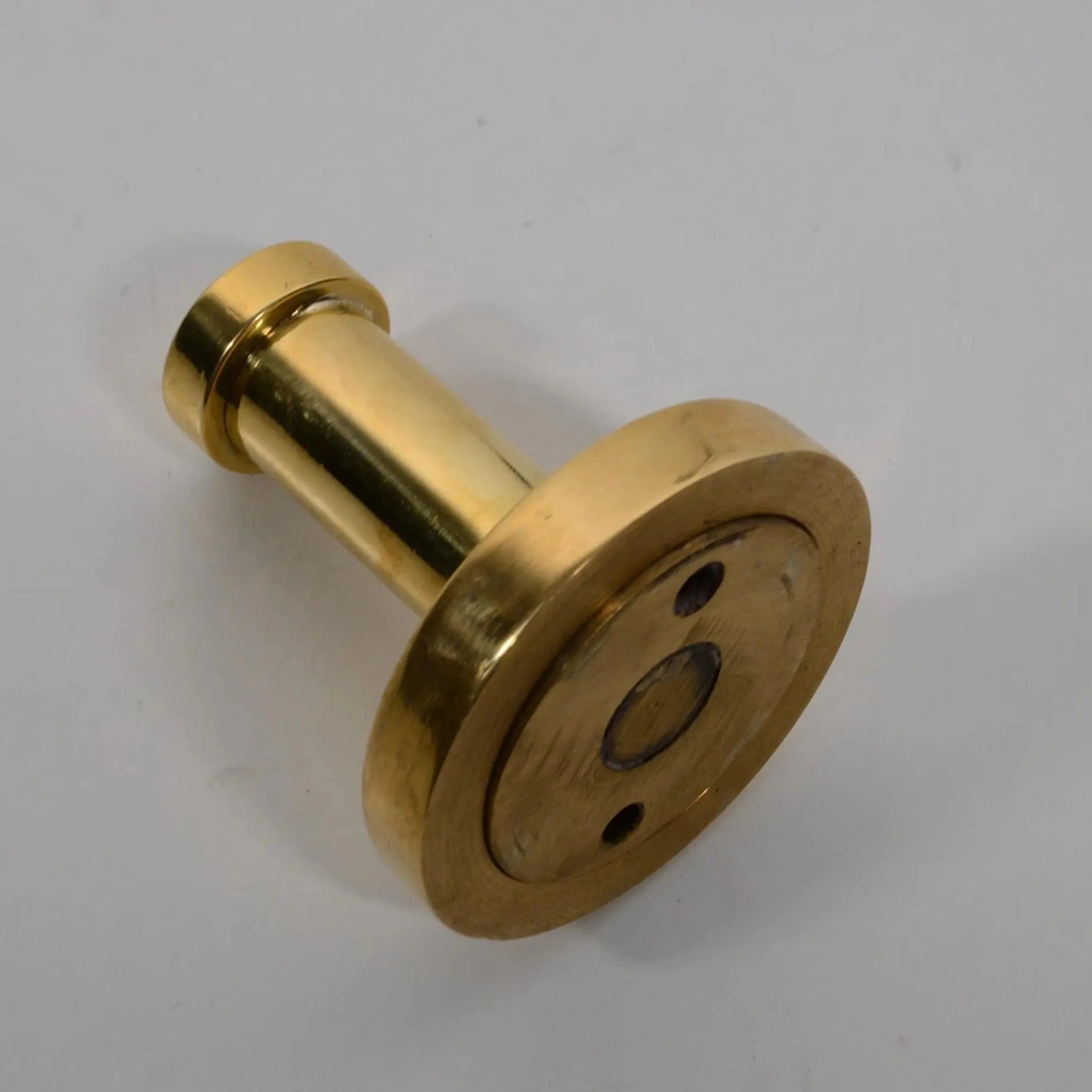 Unlacquered Brass Wall Hook – Handmade, 4” or 6” Solid Brass - AtlasFinest