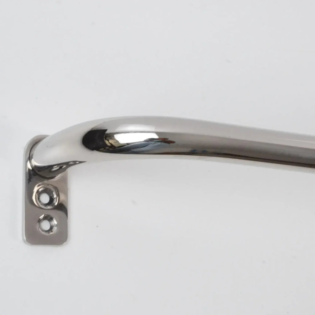 Polished nickel wall-mounted bracket for kitchen pot rack or hanging rod – Atlas Finest