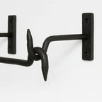 Wrought Iron Pot Rail – Industrial Hanging Rack for Kitchen - AtlasFinest