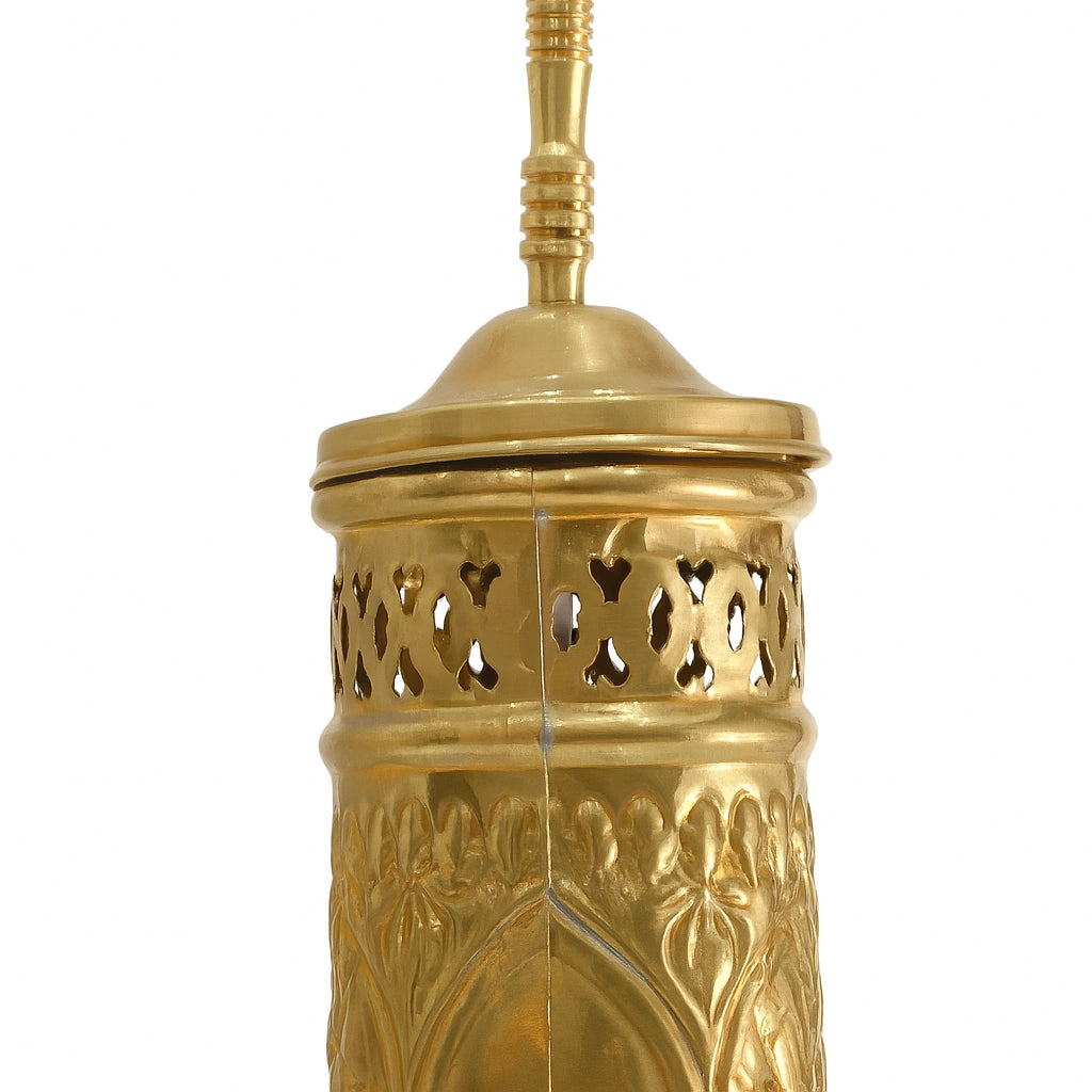 Brass Engraved Toilet Brush