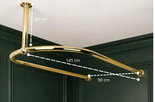 U-shaped shower