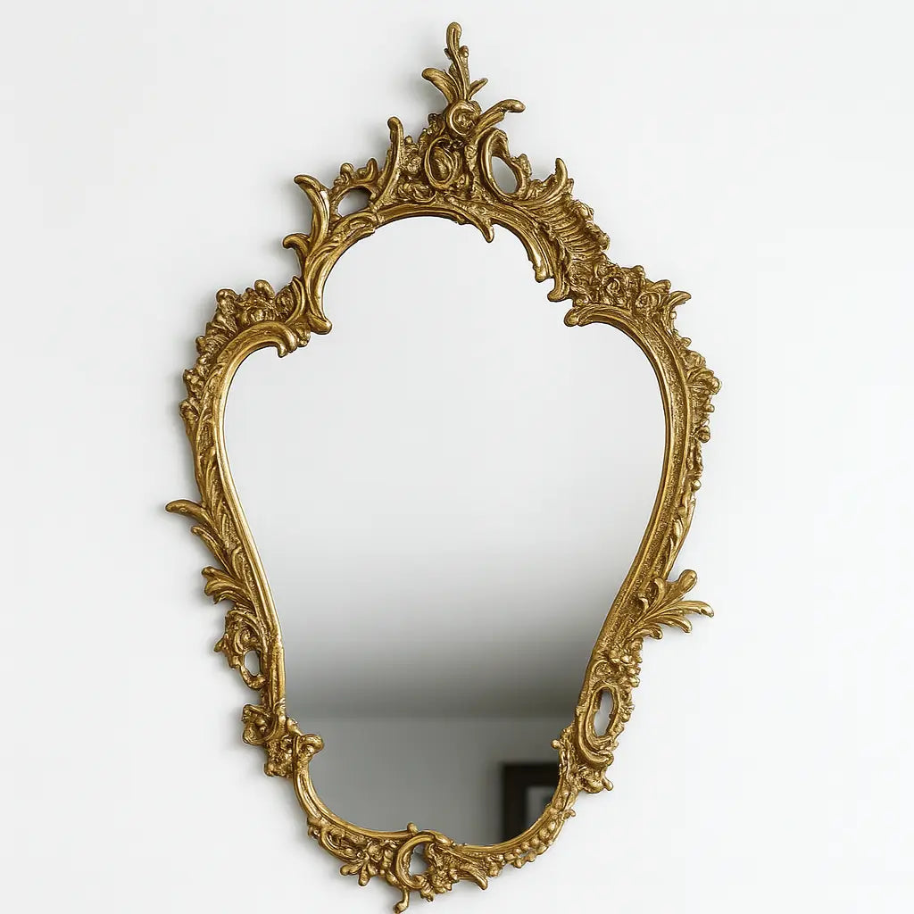 Victorian Brass Mirror - AtlasFinest