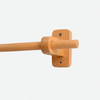 Rustic wooden curtain rod - AtlasFinest