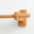 Rustic wooden curtain rod - AtlasFinest