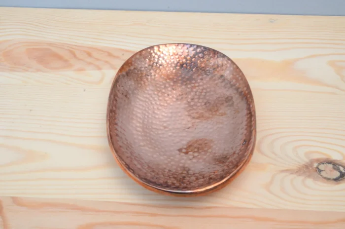 Copper soap dish
