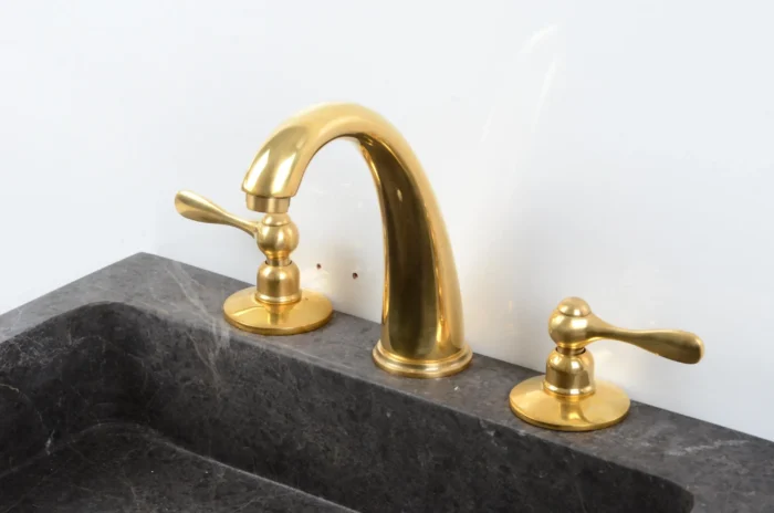 Deck mounted faucet