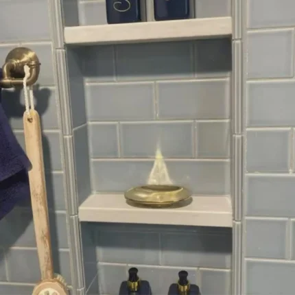 Brass soap dish