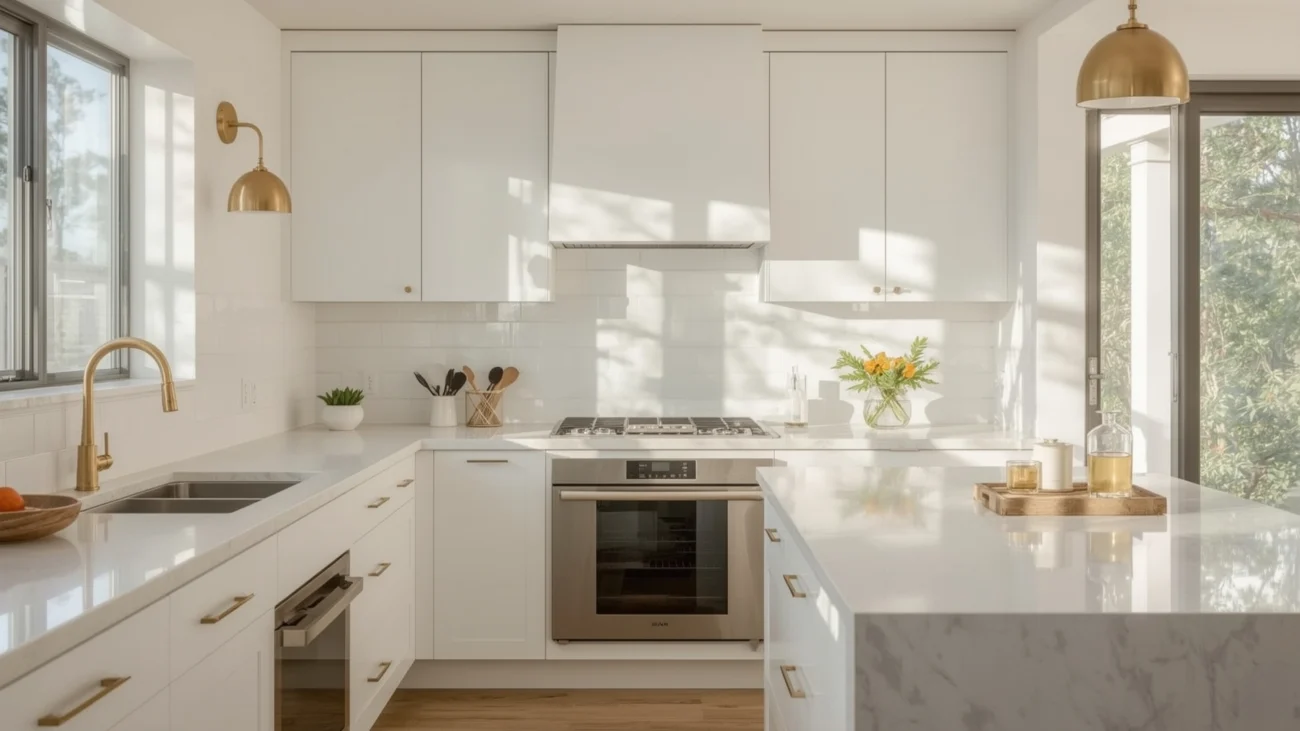 Unlacquered Brass in Kitchen Design
