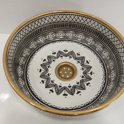 14 Karat Gold Washbasin Vessel Sink