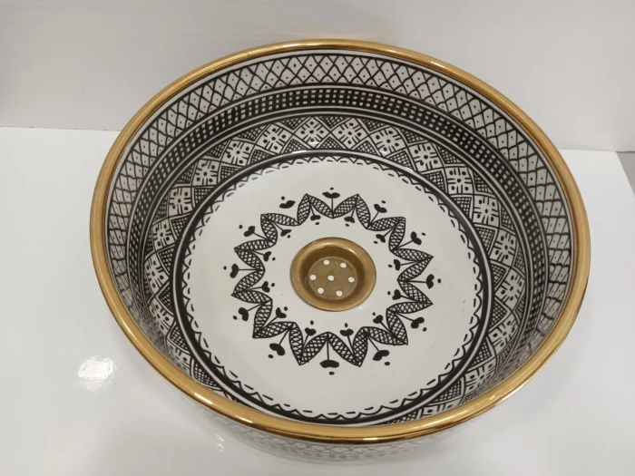 14 Karat Gold Washbasin Vessel Sink
