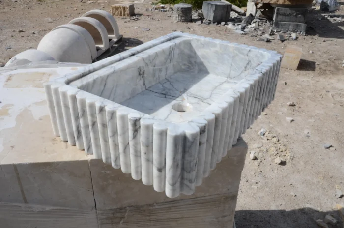 white sink