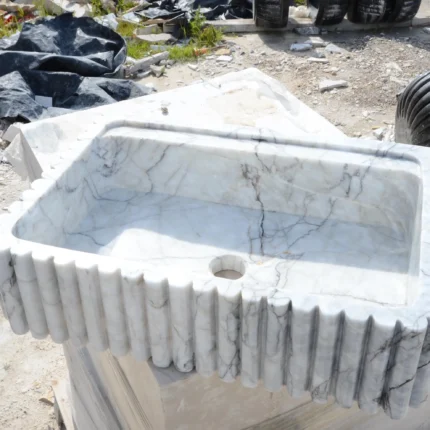 White Marble Sink