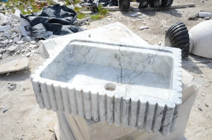 White Marble Sink