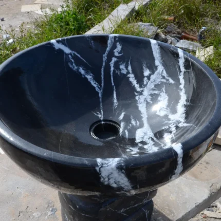 Black Marble Sink