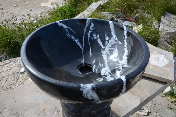 Black Marble Sink
