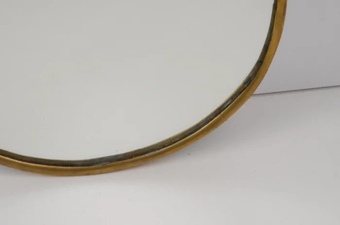 brass frame mirror